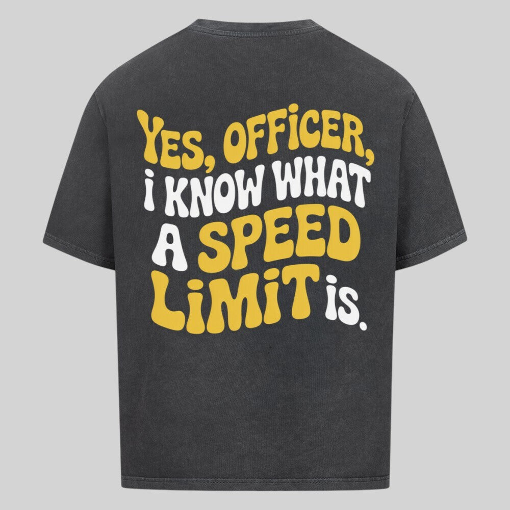 YES, OFFICER Oversized Shirt
