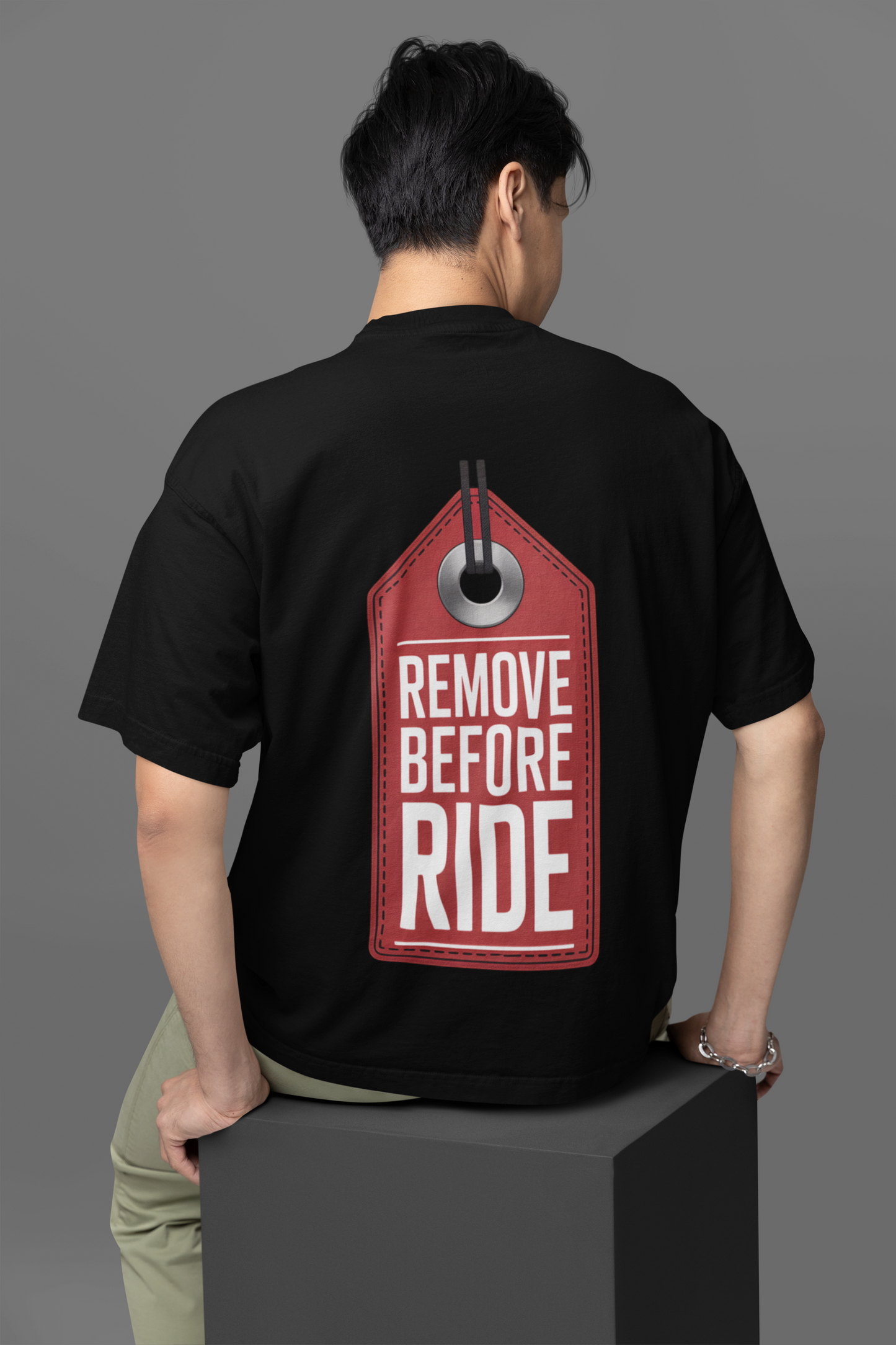 REMOVE BEFORE RIDE Oversized Shirt